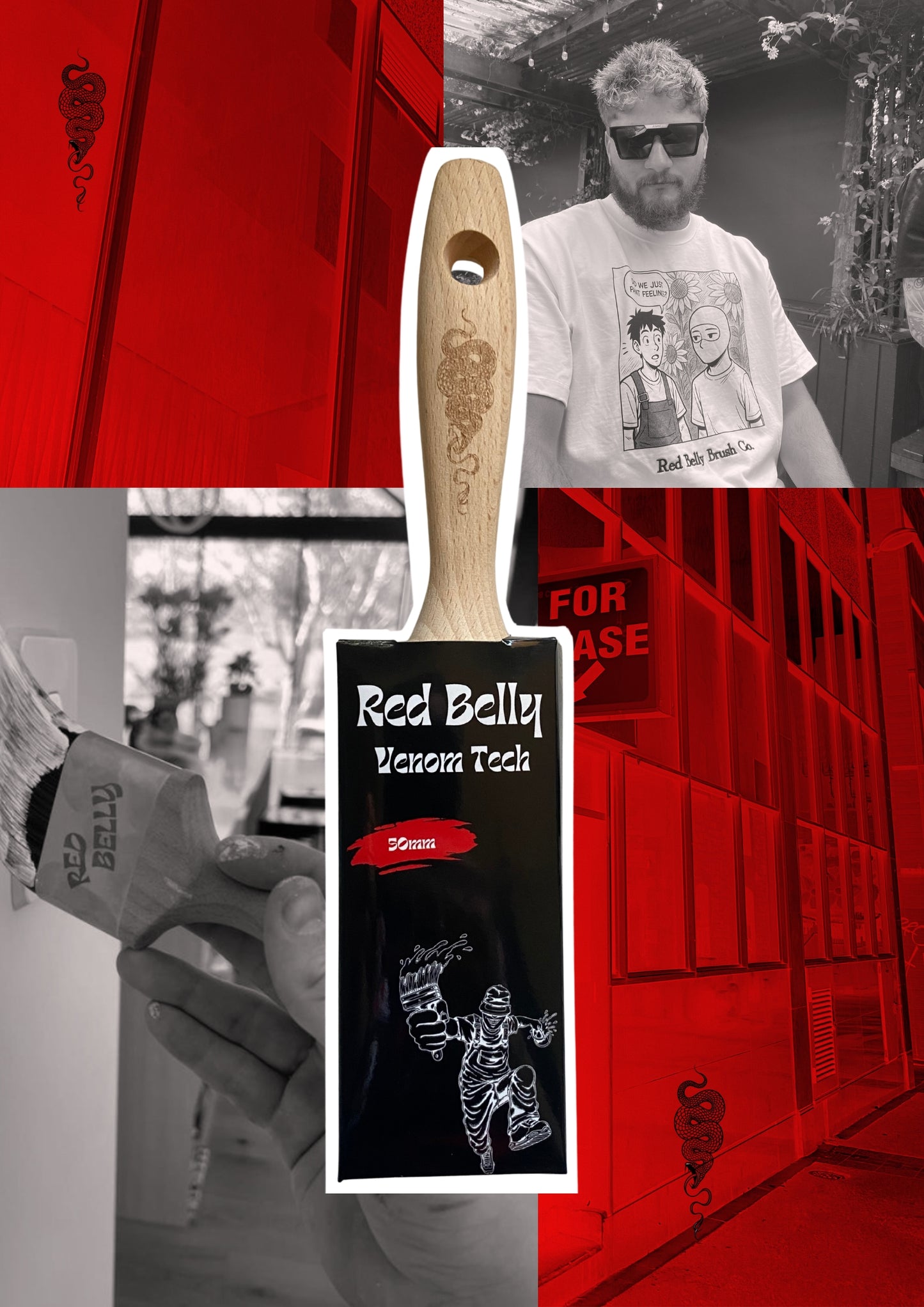 50mm Red Belly Venom Tech (10 Pack)